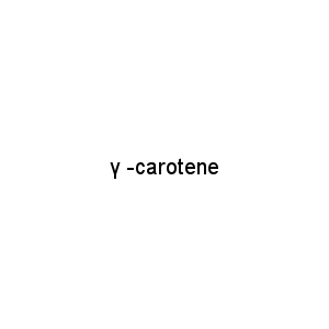 γ -carotene